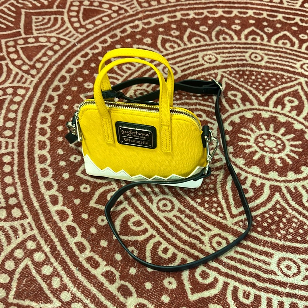 Loungefly hand bag, gudetama the lazy egg themed BRAND NEW CONDITION~flawless